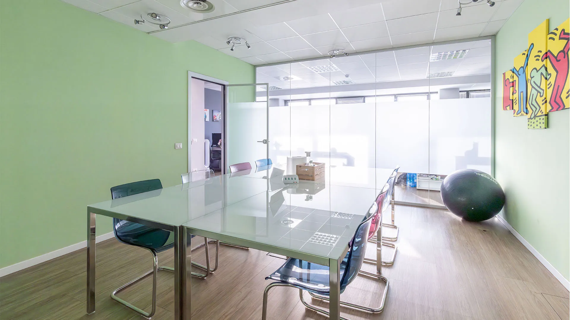 Area riunioni dell'ufficio di Yobee